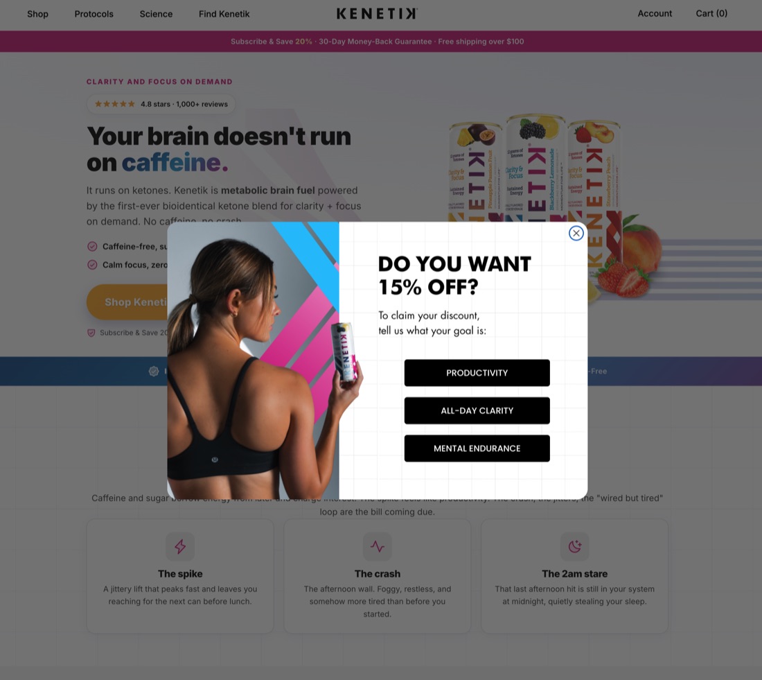 Kenetik live site preview